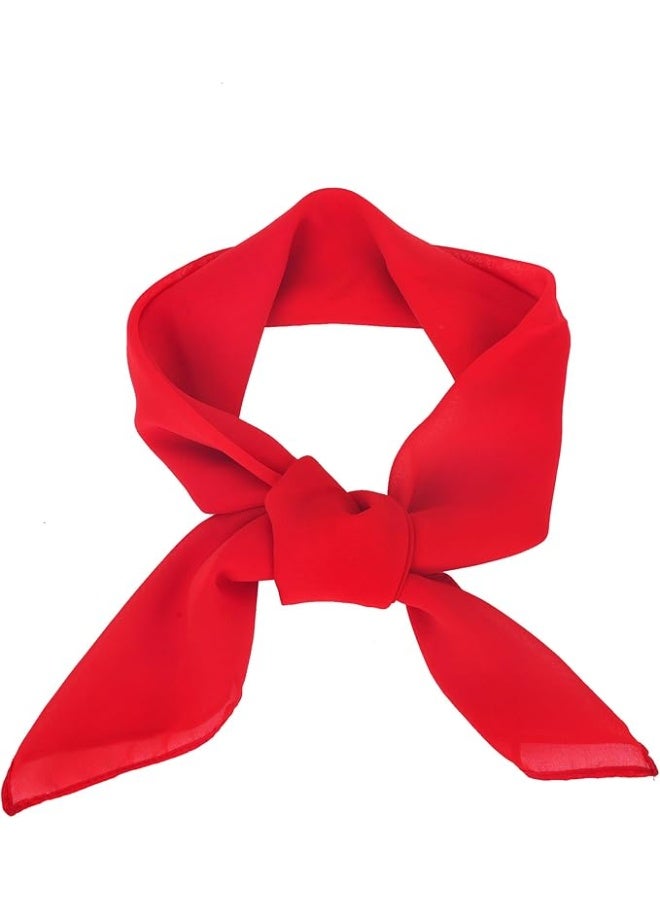 شيفون وشاح شريط رقبة وشاح مربع منديل 26 "x26" - Image 2